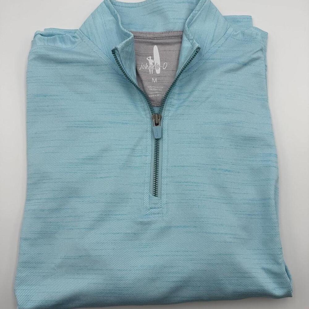 Johnnie O golf quarter zip light blue size medium. Porter Cup invitational